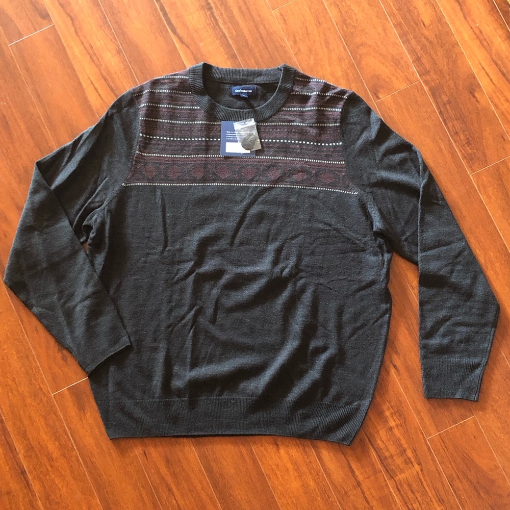 NWT Croft & Barrow Men’s Crew Neck Sweater
